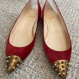 Louboutin Studded Flats